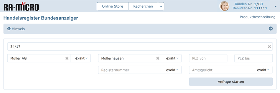 Handelsregister Bundesanzeiger