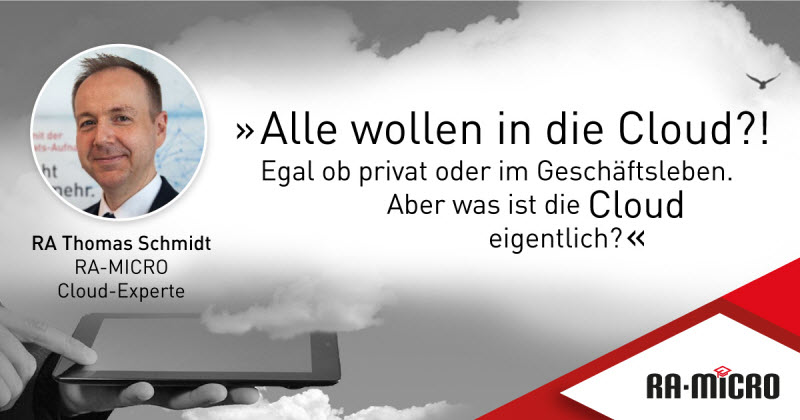 Cloud-Experte RA Thomas Schmidt