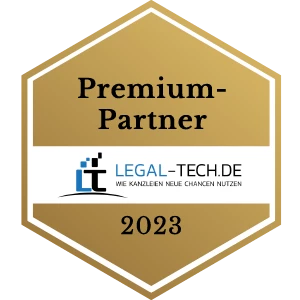 Legal-Tech.de Premium Partner 2023